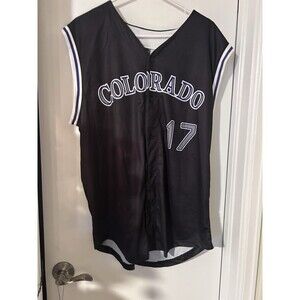 Colorado Rockies Todd Helton #17 King Soopers Promotional Sleeveless Jersey